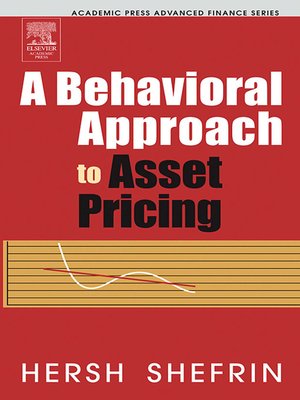 cover image of A Behavioral Approach to Asset Pricing